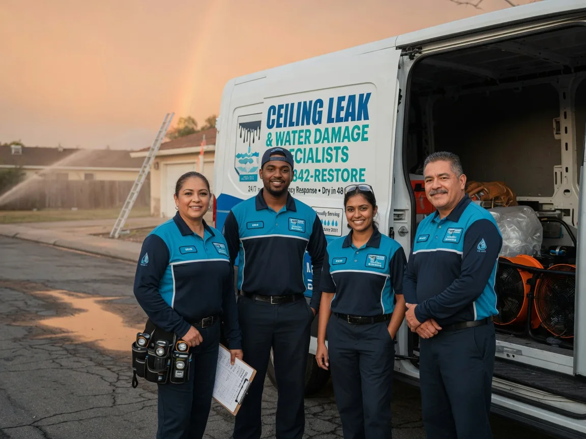 Ceiling Leak Cleanup company in Oto, IA